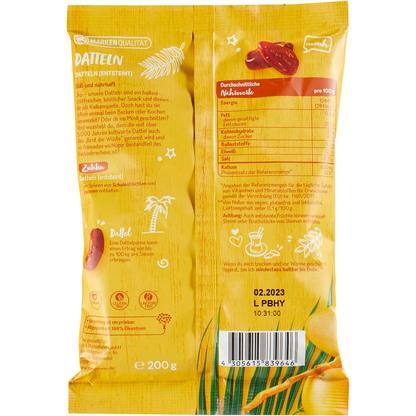 Artikelbild 3 für GENUSS PLUS DATTELN Trockenfrüchte 200,0 g, Artikelnummer 667487