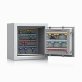 Artikelbild 1 für ISS safe4key Schlüsseltresor lichtgrau mit 64 Haken, Elektronikschloss, 40,0 x 27,0 x 40,0 cm, 1 St., Artikelnummer 849483