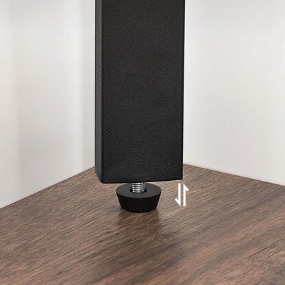 Artikelbild 8 für VASAGLE Eckregal braun, schwarz 48,5 x 34,0 x 125,0 cm, 1 St., Artikelnummer 262958