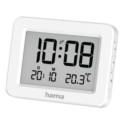 Artikelbild für hama digitaler Wecker Kos weiß Kunststoff 7,0 x 5,5 cm, Artikelnummer 501019