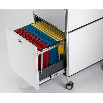 Artikelbild 6 für viasit System4 Rollcontainer weiß 2 Auszüge 42,0 x 78,0 x 62,0 cm, Artikelnummer 214163