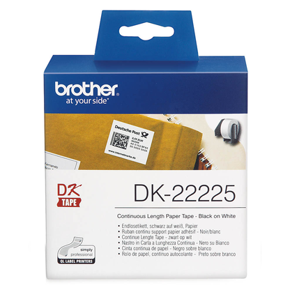 Artikelbild 2 für brother Endlospapierrolle für Etikettendrucker DK22225 weiß, 38,0 mm, 1 x 1 Etiketten, Artikelnummer 556357