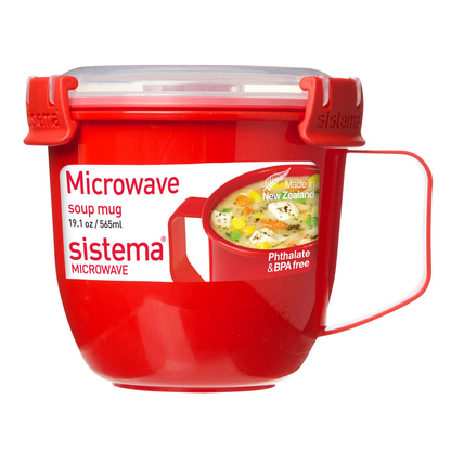 Artikelbild 2 für sistema® Mikrowellen-Suppentasse rot 565,0 ml, 1 St., Artikelnummer 593182