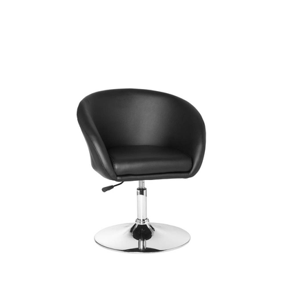 Artikelbild für AMSTYLE Besuchersessel schwarz silber Kunstleder 62,0 x 55,0 x 72,0 - 84,0 cm, 1 St., Artikelnummer 624383