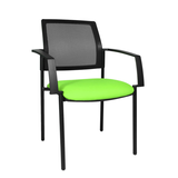 Artikelbild 1 für Topstar Besucherstühle BtoB 10 BB200A G050 grün, schwarz Stoff, 2 St., Artikelnummer 634776