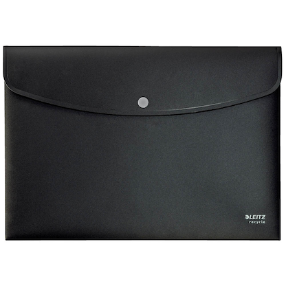 Artikelbild für LEITZ Dokumententasche Recycle 4678 DIN A4 schwarz genarbt, 1 St., Artikelnummer 854154
