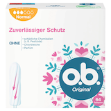 Artikelbild 1 für o.b. Tampons Original Normal für mittlere/stärkere Periode, 64 St., Artikelnummer 922233