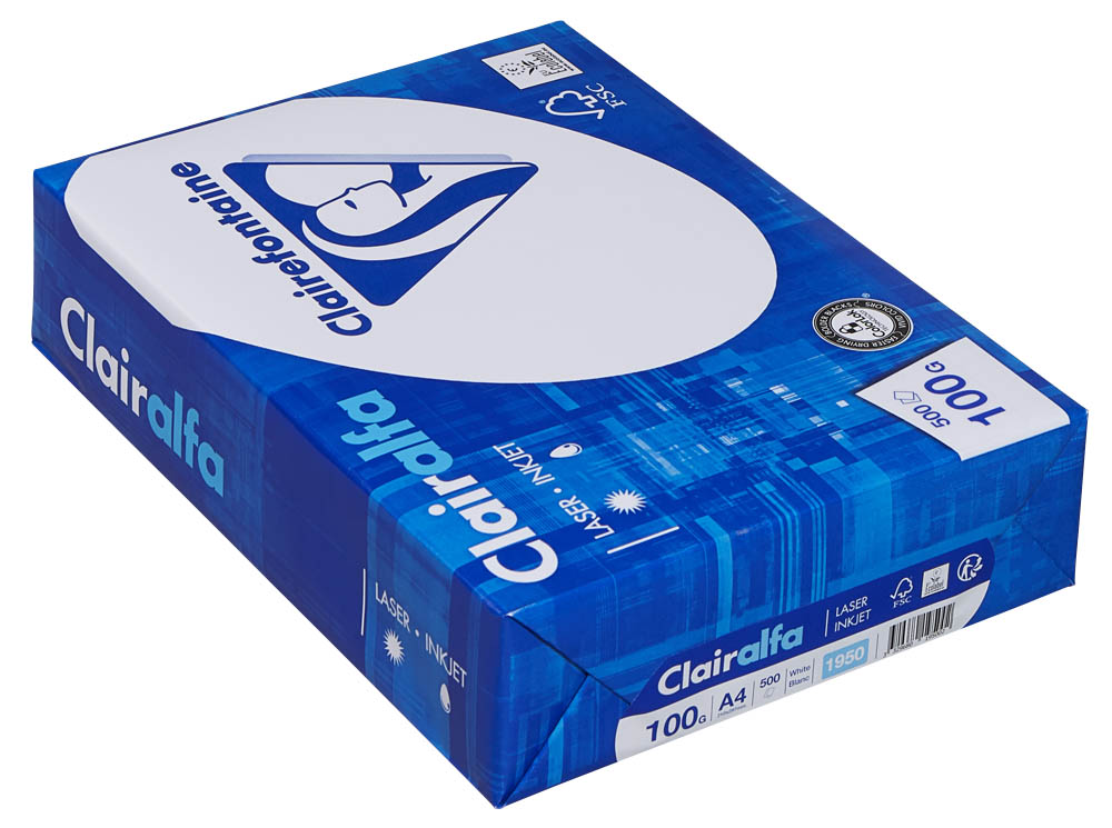 Clairefontaine 1969C Copy paper Clairalfa DIN A3 White 80g/m2 500 Sheets