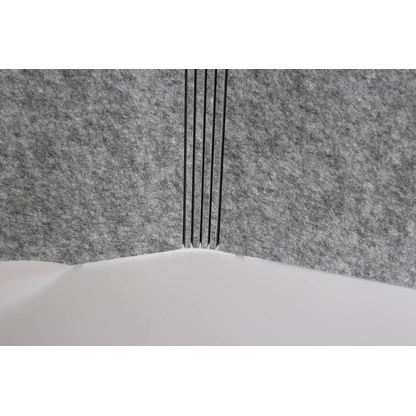 Artikelbild 6 für HAMMERBACHER Akustik-Tischtrennwand, grau 174,0 x 60,5 cm, 1 St., Artikelnummer 743181