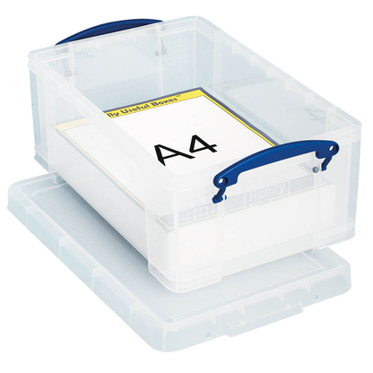 Artikelbild 7 für Really Useful Box Aufbewahrungsbox 9,0 l transparent 39,5 x 25,5 x 15,5 cm, 1 St., Artikelnummer 253856
