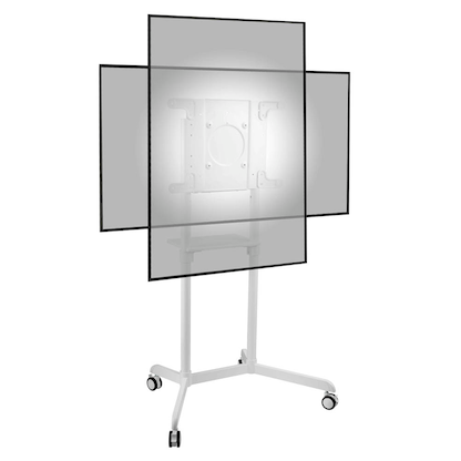 Artikelbild 3 für peerless TV-Ständer mit Rollen TRVT-FLIP2 weiß, Artikelnummer 551329