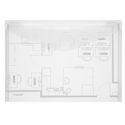 Artikelbild 3 für FolderSys Dokumententaschen DIN A4 transparent glatt 0,20 mm, 10 St., Artikelnummer 641738
