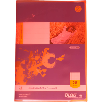 Artikelbild 10 für 5 JOLLY Heftumschläge farbsortiert Kunststoff DIN A4, Artikelnummer 528582