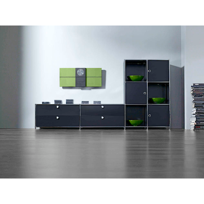 Artikelbild 4 für viasit Sideboard System4, 82859 schwarz 227,9 x 40,4 x 118,2 cm, 1 St., Artikelnummer 504237