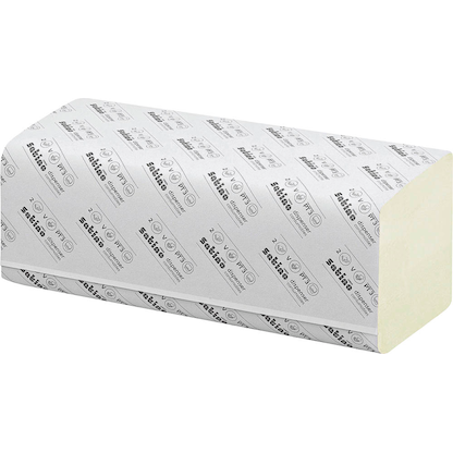 Artikelbild für Satino Papierhandtücher 276480 smart Zick-Zack-Falzung 2-lagig 4.000 Tücher, Artikelnummer 485237