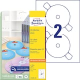 Artikelbild 1 für AVERY Zweckform CD-Etiketten L7676-25 weiß, 50 Etiketten , Artikelnummer 955955