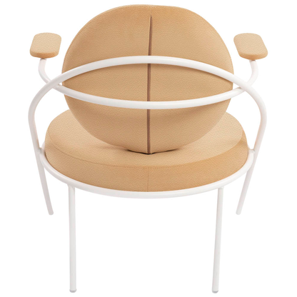 Artikelbild 4 für meet powered by PAPERFLOW Sessel SATURNE elfenbein weiß Kunstleder 70,0 x 73,0 x 88,0 cm, 1 St., Artikelnummer 231627