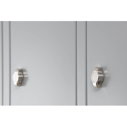 Artikelbild 4 für Gürkan Spind lichtgrau 105035, 4 Schließfächer 117,0 x 50,0 x 180,0 cm, Artikelnummer 560021