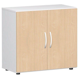 Artikelbild 1 für geramöbel Aktenschrank Flex, S-382100-BW weiß, buche 1 Fachboden 80,0 x 42,0 x 75,2 cm, Artikelnummer 876449