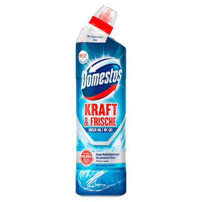 Artikelbild für Domestos KRAFT & FRISCHE GEL WC-Reiniger OCEAN FRESH, 0,75 l, Artikelnummer 703112