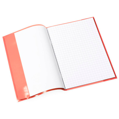 Artikelbild 2 für HERMA Heftumschlag transparent rot Kunststoff DIN A5, Artikelnummer 608527