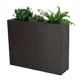 Artikelbild 1 für Garden Pleasure Pflanzkübel Kunststoff coffee rechteckig 100,0 cm, 1 St., Artikelnummer 134753