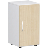 Artikelbild 1 für geramöbel Aktenschrank Flex, S-342100-BW weiß, buche 1 Fachboden 40,0 x 42,0 x 75,2 cm, Artikelnummer 876452