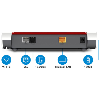 Artikelbild 2 für FRITZ! FRITZ!Box 7510 WLAN-Router, 1 St., Artikelnummer 664272