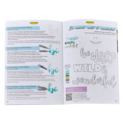 Artikelbild 8 für ONLINE® All-In-One Handlettering-Set farbsortiert, 1 Set, Artikelnummer 283931