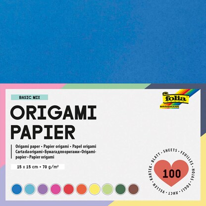 Artikelbild 6 für folia Faltblätter INTENSIV mehrfarbig 100 Blatt, Artikelnummer 556946