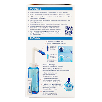 Artikelbild 8 für tetesept Nasendusche 4008491115698 blau, weiß Kunststoff, 1 Set, Artikelnummer 516086