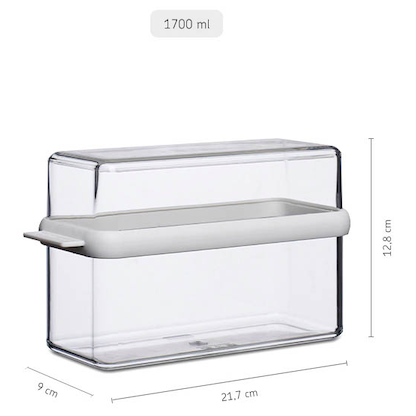 Artikelbild 3 für MEPAL Vorratsdose Stora 12,8 cm hoch weiß 1,7 l, 1 St., Artikelnummer 434207