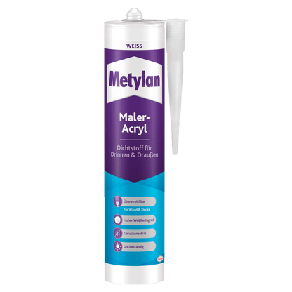 Artikelbild für Metylan Maleracryl Dichtstoff Acryl weiß 300,0 ml, Artikelnummer 724546