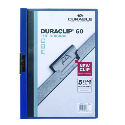 Artikelbild für DURABLE Klemmhefter dunkelblau, 5 St., Artikelnummer 567693