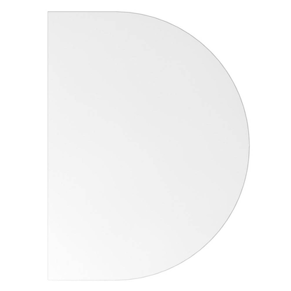 Artikelbild für HAMMERBACHER Anbautisch höhenverstellbar Gradeo weiß, grau halbrund 60,0 x 80,0 x 65,5 - 82,5 cm, Artikelnummer 462982