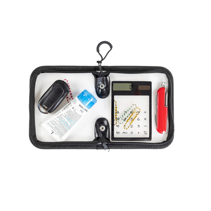 Artikelbild 6 für FolderSys Reißverschlussbeutel Mini DIN A6 transparent/schwarz 0,5 mm, 1 St., Artikelnummer 592564