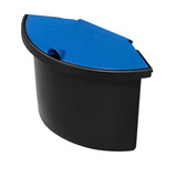 Artikelbild 1 für helit Mülleimer-Einsatz 2,0 l schwarz, blau, Artikelnummer 684241