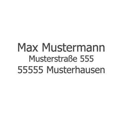 Artikelbild 3 für trodat Textstempel, individualisierbar Pocket Printy 9511 selbstfärbend schwarz Logo möglich, 1 St. - Direkt online personalisieren, Artikelnummer 640468