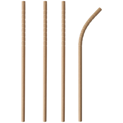 Artikelbild für PAPSTAR Strohhalme pure flexibel braun, Artikelnummer 822087