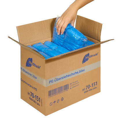 Artikelbild 2 für 1.000 Meditrade® unisex Überschuhe blau Einheitsgröße, Artikelnummer 242147