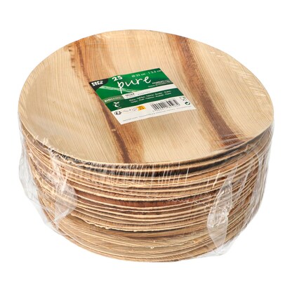 Artikelbild 3 für PAPSTAR Palmblatt-Teller pure natur Ø 23,0 cm, 25 St., Artikelnummer 131013
