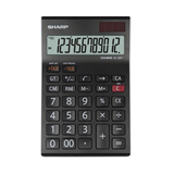 Artikelbild 1 für SHARP EL-125T Tischrechner schwarz, Artikelnummer 560875