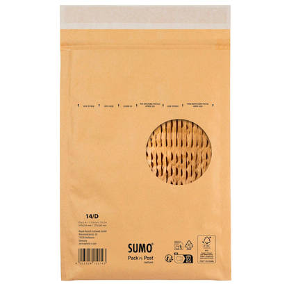 Artikelbild für MAILmedia Polstertaschen SUMO® 1514 braun für DIN B5, 100 St., Artikelnummer 696098