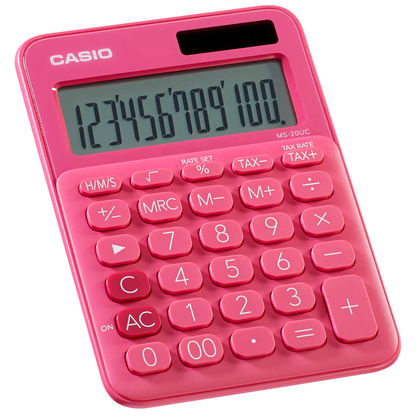 Artikelbild 2 für CASIO MS-20UC Tischrechner pink, Artikelnummer 435988