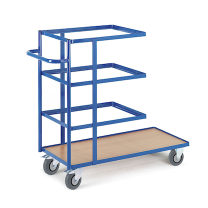 Artikelbild für Rollcart Kommissionierwagen 08-7710 blau 47,0 x 104,0/63,0 x 106,0 cm, Artikelnummer 655896