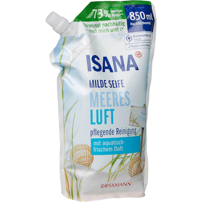 Artikelbild für ISANA Meeresluft Flüssigseife Nachfüllpackung 850 ml, Artikelnummer 742467