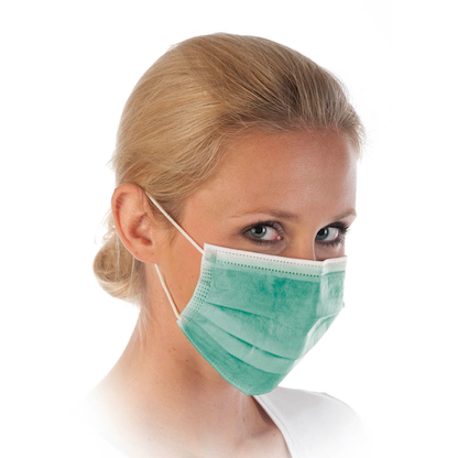 Artikelbild für HYGOSTAR medizinischer Mundschutz DIN EN 14683 Typ II, 50 St., Artikelnummer 494652