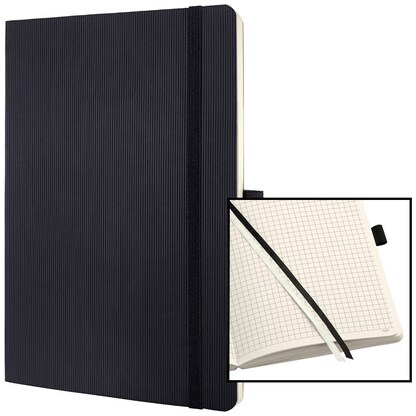 Artikelbild für SIGEL Notizbuch Conceptum® ca. DIN A5 kariert, schwarz Softcover 194 Seiten, 1 St., Artikelnummer 293821