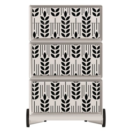 Artikelbild 3 für PAPERFLOW easyBox Black & White Rollcontainer weiß, schwarz 60523 4 Auszüge 39,0 x 43,6 x 64,2 cm, Artikelnummer 215366