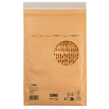 Artikelbild für MAILmedia Polstertaschen SUMO® 1517 braun für DIN C4, 10 St., Artikelnummer 696516